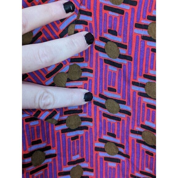 Zara trf Collection Pink Patterned Cropped Button Front Top - Size M - Picture 6 of 6